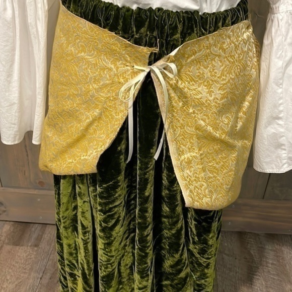 Handcrafted 3 piece upcycled/gypsy/pirate/medieval renaissance costume size S/M - Picture 6 of 16